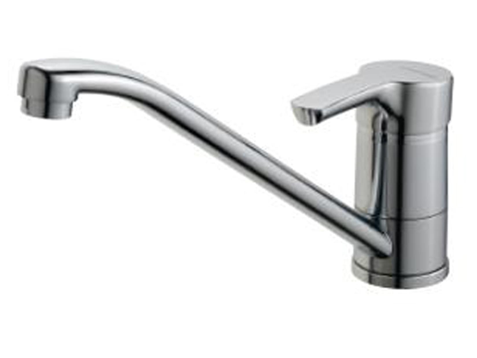 Rubinetterie Treemme 3M Contract Kitchen S IT 1231 CC LG ZZ Miscelatore Monocomando Appoggio Lavello Cucina Standard Monoforo Stile Moderno Materiale Ottone Finitura Cromata