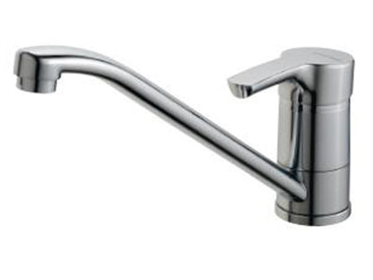 Rubinetterie Treemme 3M Contract Kitchen S IT 1231 CC LG ZZ Miscelatore Monocomando Appoggio Lavello Cucina Standard Monoforo Stile Moderno Materiale Ottone Finitura Cromata