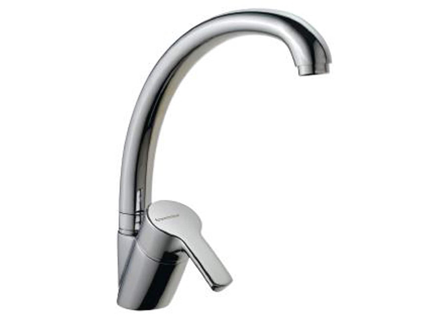 Rubinetterie Treemme 3M Contract Kitchen S IT 1232 CC LG ZZ Miscelatore Monocomando Appoggio Lavello Cucina Standard Monoforo Stile Moderno Materiale Ottone Finitura Cromata