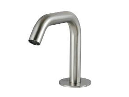 Rubinetterie Treemme 40MM Bocca Getto Erogazione Acqua Lavabo Da Piano 110 mm Stile Moderno Materiale Acciaio Finitura Acciaio Spazzolato Opaco Inox