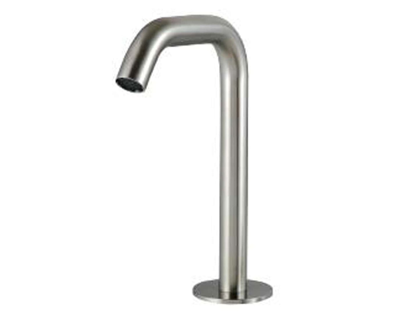 Rubinetterie Treemme 40MM Bocca Getto Erogazione Acqua Lavabo Da Piano 180 mm Stile Moderno Materiale Acciaio Finitura Acciaio Spazzolato Opaco Inox