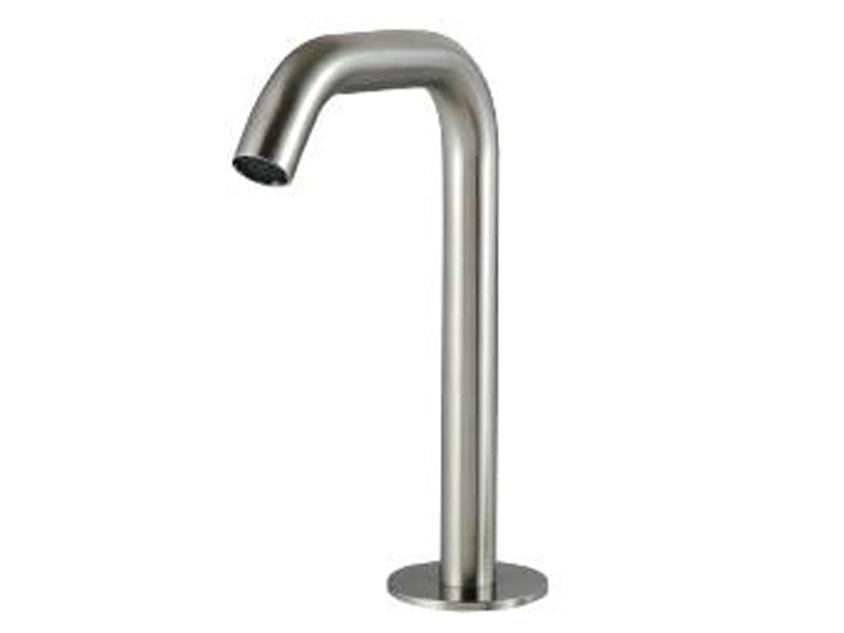 Rubinetterie Treemme 40MM Bocca Getto Erogazione Acqua Lavabo Da Piano 180 mm Stile Moderno Materiale Acciaio Finitura Acciaio Spazzolato Opaco Inox