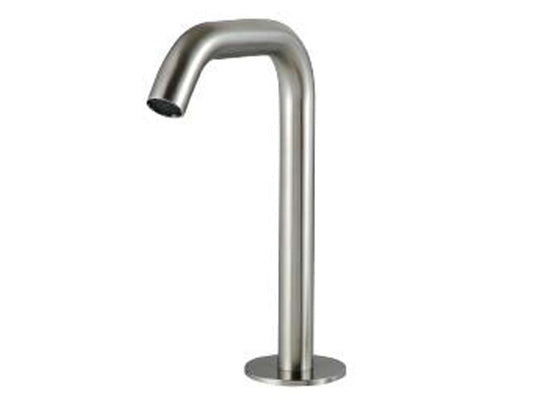 Rubinetterie Treemme 40MM Bocca Getto Erogazione Acqua Lavabo Da Piano 180 mm Stile Moderno Materiale Acciaio Finitura Acciaio Spazzolato Opaco Inox