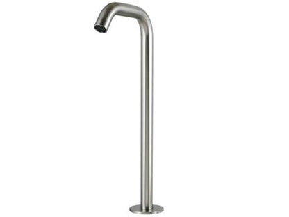 Rubinetterie Treemme 40MM Bocca Getto Erogazione Acqua Lavabo Da Piano 315 mm Stile Moderno Materiale Acciaio Finitura Acciaio Spazzolato Opaco Inox