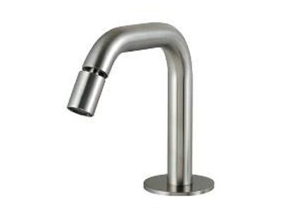 Rubinetterie Treemme 40MM Bocca Getto Erogazione Acqua Bidet Da Piano 160 mm Stile Moderno Materiale Acciaio Finitura Acciaio Spazzolato Opaco Inox