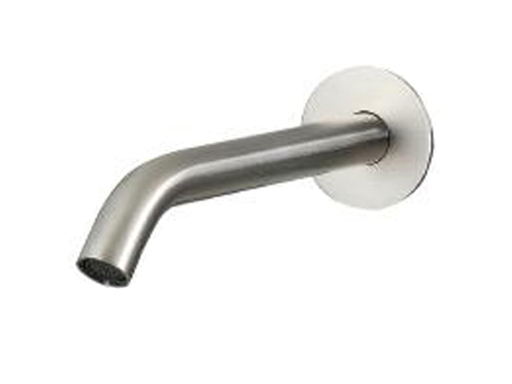 Rubinetterie Treemme 40MM Bocca Getto Erogazione Acqua A Muro 200 mm Stile Moderno Materiale Acciaio Finitura Acciaio Spazzolato Opaco Inox