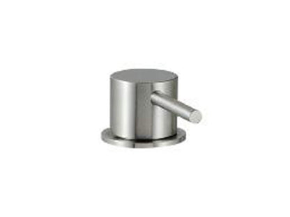 Rubinetterie Treemme 40MM Monocomando Monoforo Remoto Appoggio Da Piano Per Lavabo Senza Bocca 43 mm Stile Moderno Materiale Acciaio Finitura Acciaio Spazzolato Opaco Inox