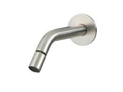 Rubinetterie Treemme 40MM Bocca Getto Erogazione Acqua Per Bidet A Muro 158 mm Stile Moderno Materiale Acciaio Finitura Acciaio Spazzolato Opaco Inox