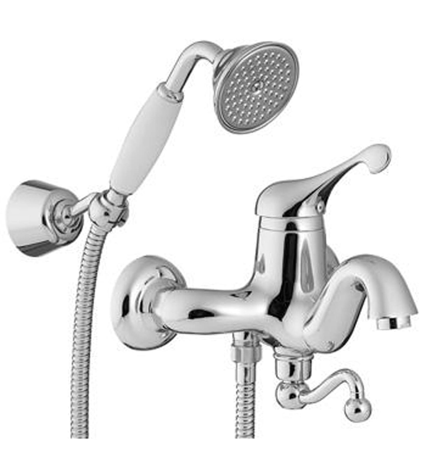 Rubinetterie Treemme PICCADILLY IT 2100 CC PY ZZ Miscelatore Monocomando Esterno Vasca Con Doccetta In Metallo Materiale Ottone Finitura Cromata