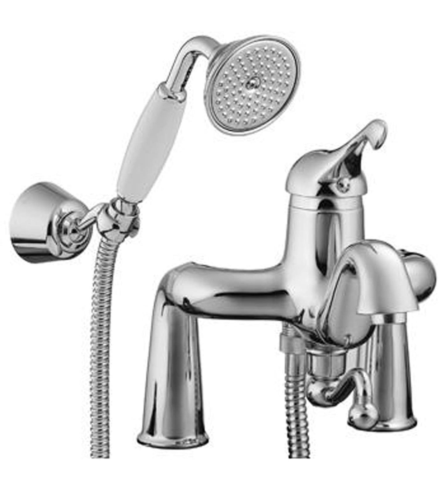 Rubinetterie Treemme PICCADILLY IT 2104 CC PY ZZ Miscelatore Monocomando Piano Vasca Con Doccetta In Metallo Materiale Ottone Finitura Cromata