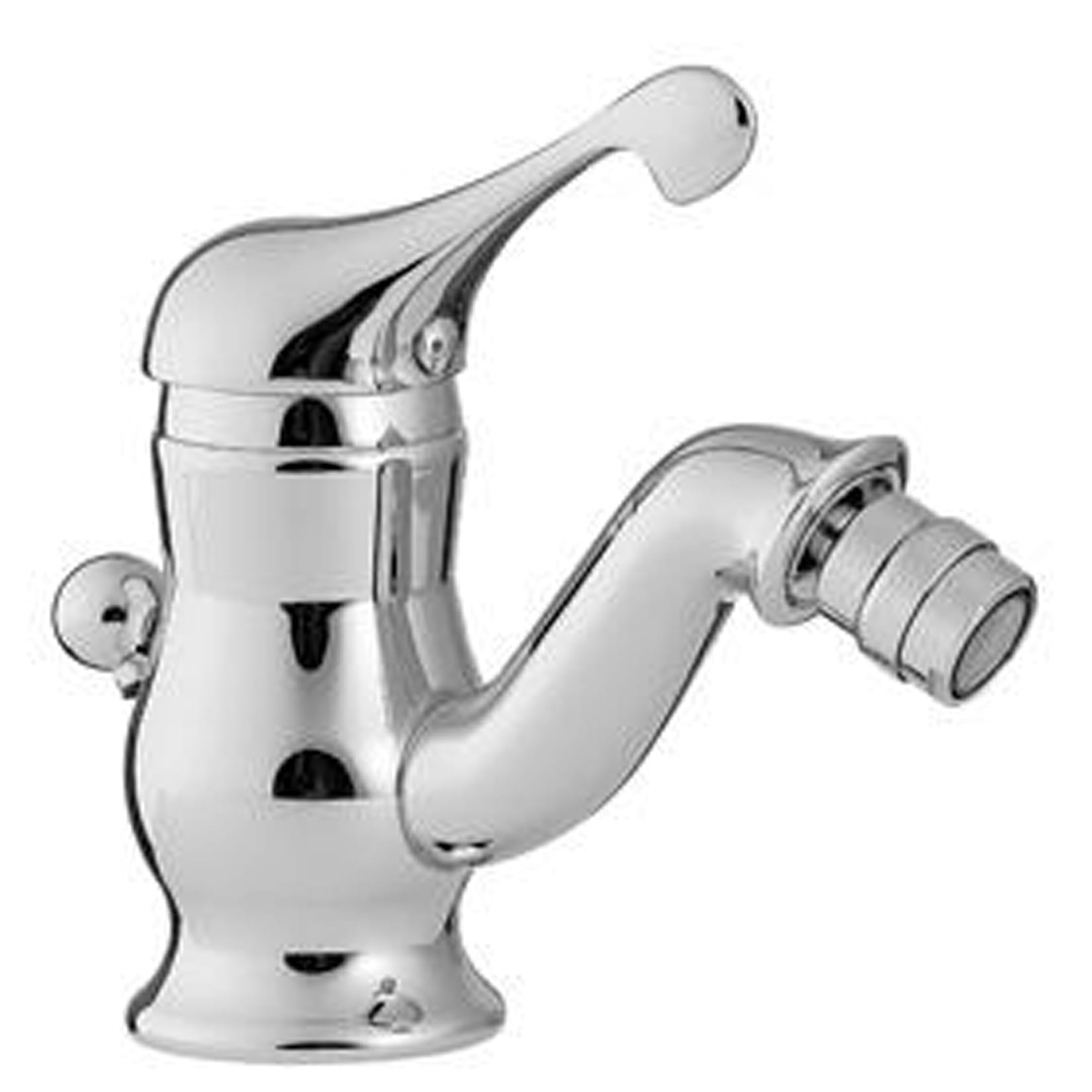 Rubinetterie Treemme PICCADILLY IT 2120 CC PY ZZ Miscelatore Monocomando Bidet Areatore Orientabile E Con Piletta Di Scarico Automatico Materiale Ottone Finitura Cromata