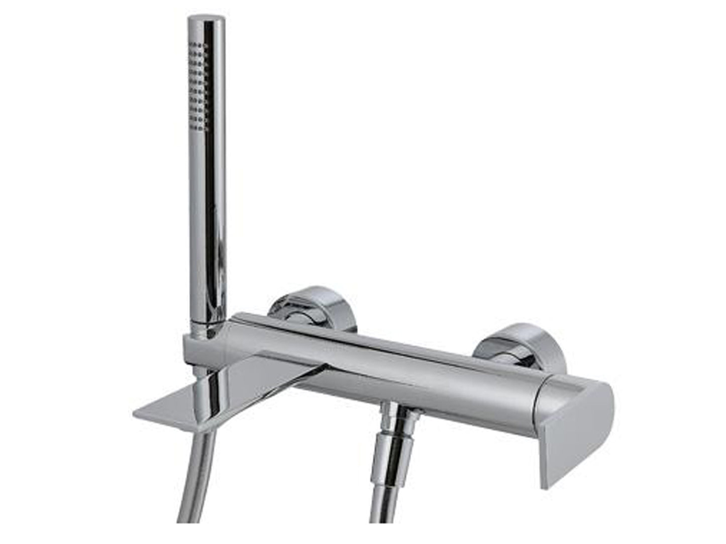 Rubinetterie Treemme Ran IT 2200 CC RN ZZ Miscelatore Monocomando Esterno Vasca Con Doccetta In Metallo Materiale Ottone Finitura Cromata