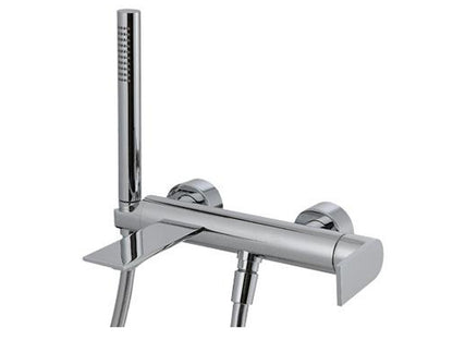 Rubinetterie Treemme Ran IT 2200 CC RN ZZ Miscelatore Monocomando Esterno Vasca Con Doccetta In Metallo Materiale Ottone Finitura Cromata