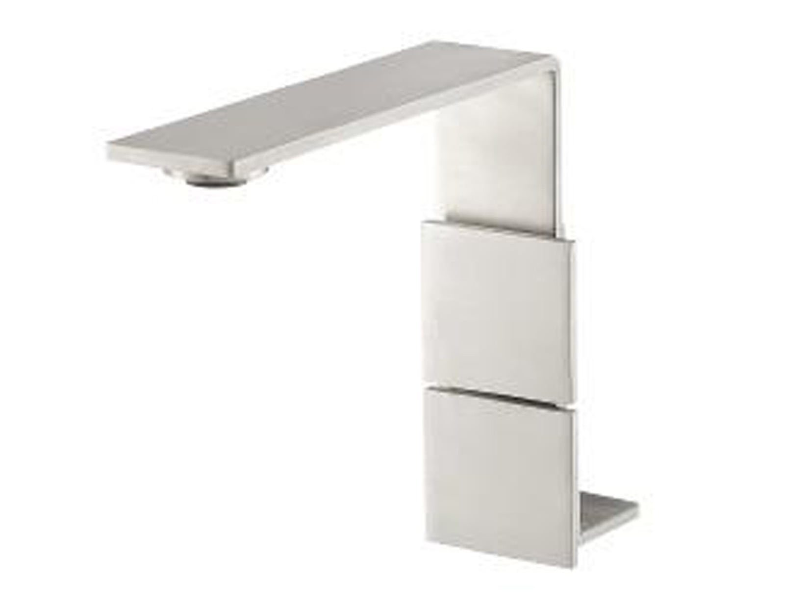 Rubinetterie Treemme 3M 5mm IT 2514 IS 5F ZZ Miscelatore Monoforo Appoggio Lavabo 152 mm Con Areatore Orientabile Stile Moderno Materiale Acciaio Finitura Acciaio Spazzolato