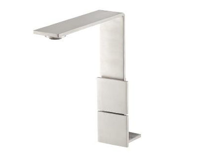 Rubinetterie Treemme 3M 5mm IT 2515 IS 5F ZZ Miscelatore Monoforo Appoggio Lavabo 205 mm Con Areatore Orientabile Stile Moderno Materiale Acciaio Inox Finitura Acciaio Spazzolato Inox