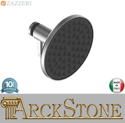 Zazzeri Rubinetterie JK21 Doccetta Tonda Palmare Anticalcare Ø120 mm Per Vasca / Doccia Monogetto Stile Moderno Materiale Acciaio Inox Finitura Acciaio Spazzolato