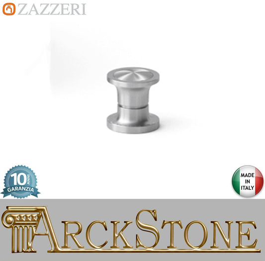 Zazzeri Rubinetterie JK21 Mono Miscelatore Lavabo / Vasca Da Piano Senza Bocca Monoforo Monocomando Altezza 65 mm Senza Piletta Di Scarico Stile Moderno Materiale Acciaio Inox Finitura Acciaio Spazzolato