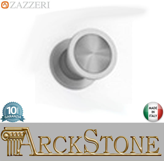 Zazzeri Rubinetterie JK21 Mono Rubinetto Incasso G 3 / 4" Completo Stile Moderno Materiale Acciaio Inox Finitura Acciaio Spazzolato