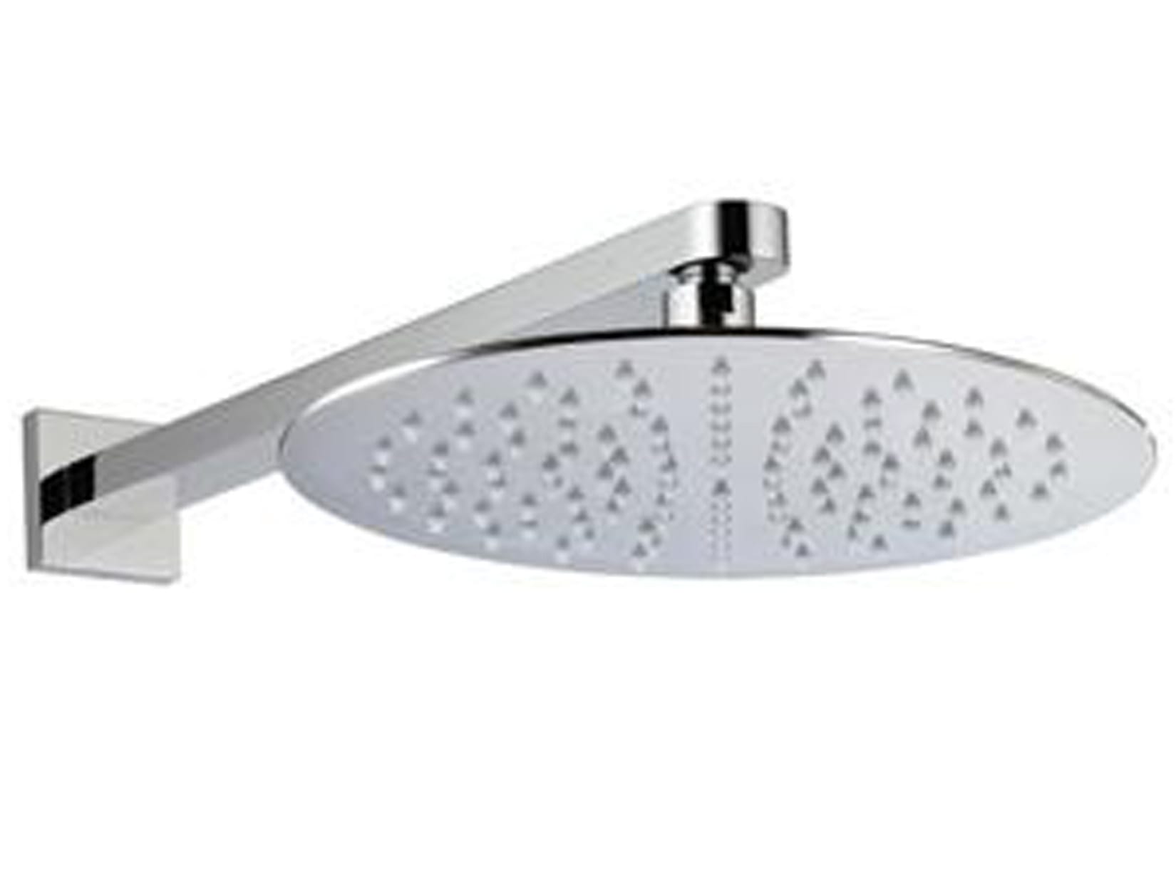 Rubinetterie Treemme SHOWERS & THERMOSTATICS Soffione Doccia A Parete Tondo In Metallo Ø 250 mm Anticalcare Con Braccio Doccia 320 mm Materiale Ottone Finitura Cromata