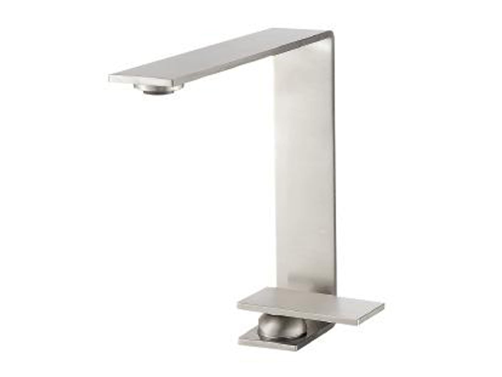 Rubinetterie Treemme 3M 5mm IT 2818 IS 5M ZZ Miscelatore Monocomando Appoggio Lavabo 205 mm Con Areatore Orientabile Stile Moderno Materiale Acciaio Inox Finitura Acciaio Spazzolato