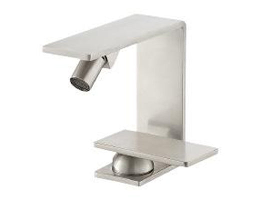 Rubinetterie Treemme 3M 5mm IT 2822 IS 5M ZZ Miscelatore Monocomando Monoforo Bidet Appoggio Senza Piletta Di Scarico Stile Moderno Materiale Acciaio INOX Finitura Acciaio Spazzolato