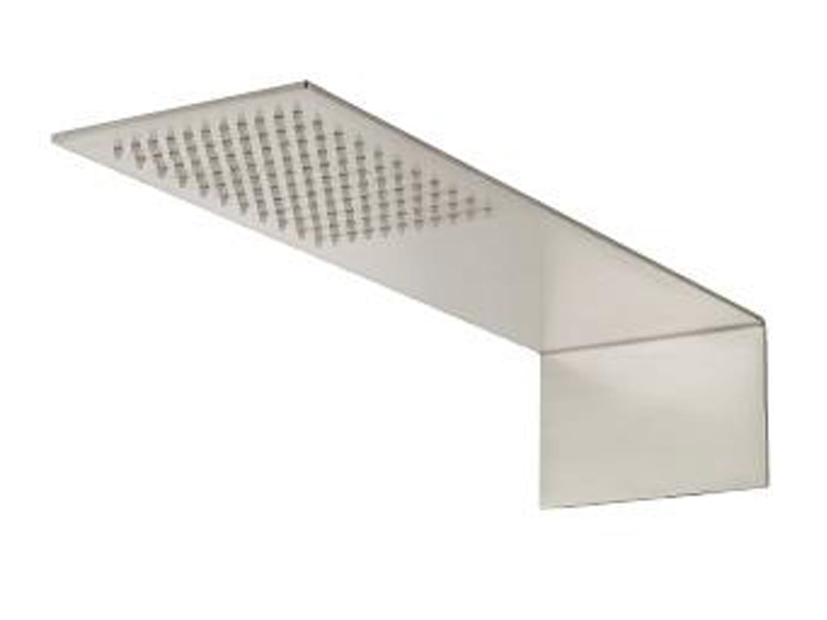 Rubinetterie Treemme 3M 5MM RWIT 2847 IS 01 Soffione Doccia Rettangolare A Parete Pioggia 150 mm Misura 460x150 mm Stile Moderno Materiale In Acciaio Finitura Inox