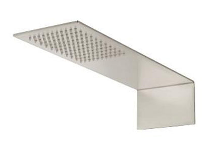 Rubinetterie Treemme 3M 5MM RWIT 2847 IS 01 Soffione Doccia Rettangolare A Parete Pioggia 150 mm Misura 460x150 mm Stile Moderno Materiale In Acciaio Finitura Inox