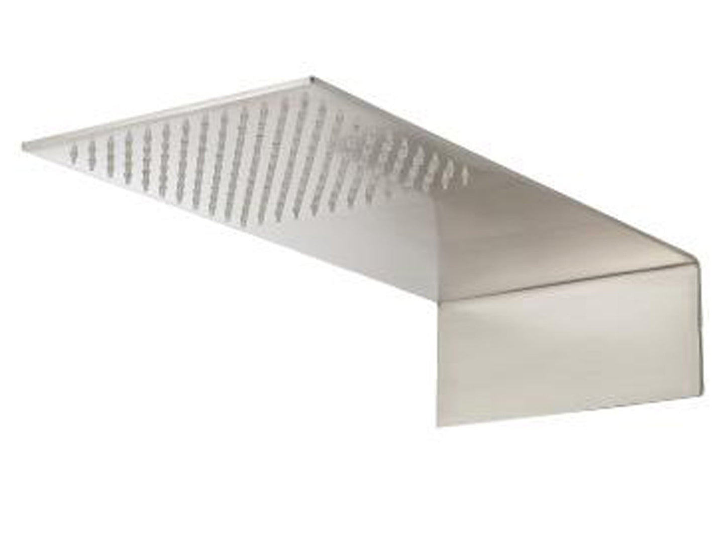 Rubinetterie Treemme 3M 5MM RWIT 2847 IS 02 Soffione Doccia Rettangolare A Parete Pioggia 220 mm Misura 460x220 mm Stile Moderno Materiale In Acciaio Finitura Inox