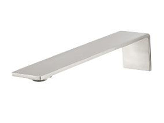 Rubinetterie Treemme 3M 5mm IT 2861 IS ZZ ZZ Bocca Getto Erogazione Acqua A Parete 230 mm Stile Moderno Materiale Acciaio Inox Finitura Acciaio Spazzolato