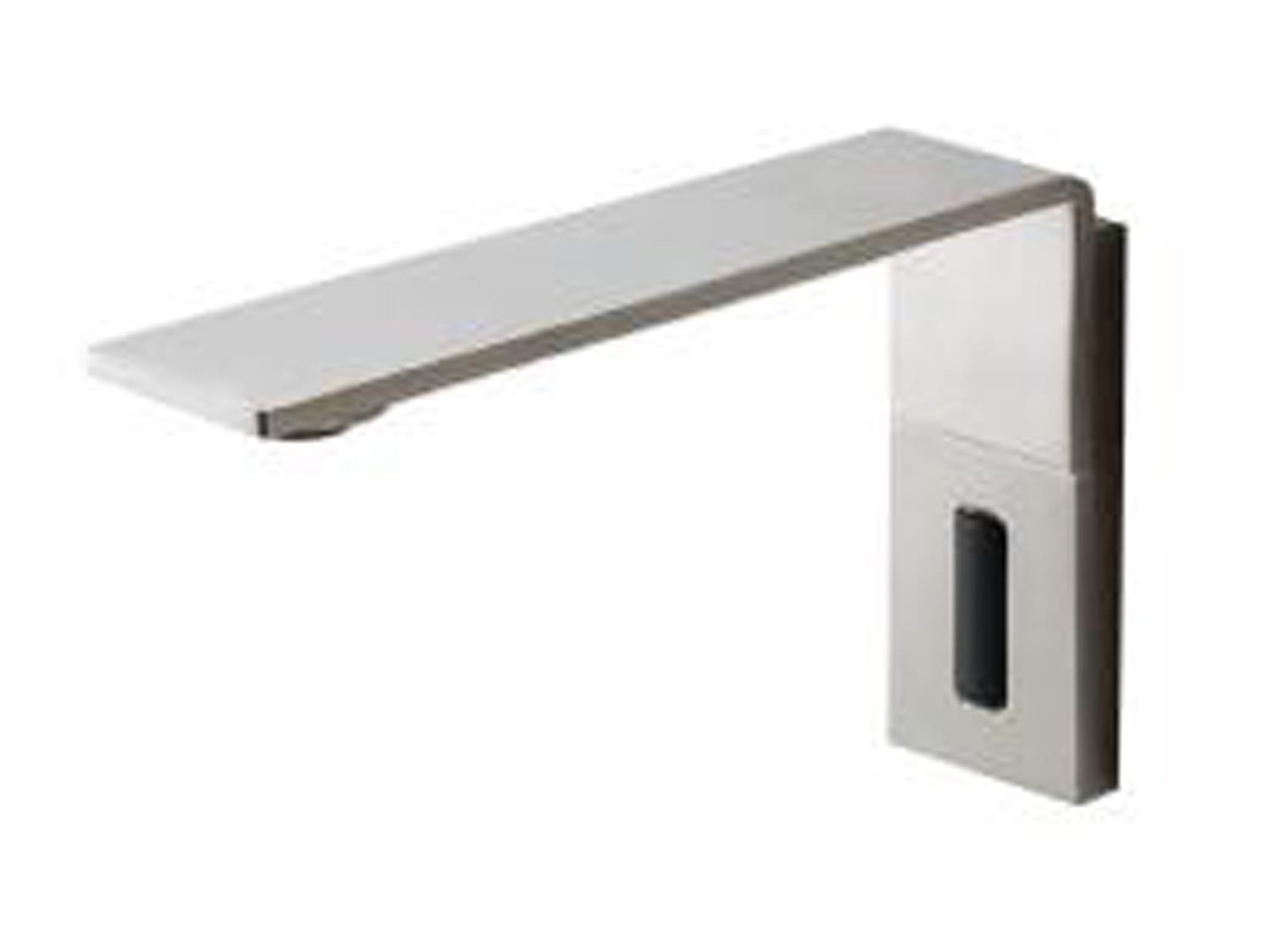 Rubinetterie Treemme 3M Electronic washbasin tap RWIT 2895 IS 02 + RWIT 2895 ZZ 01 Rubinetto Monoforo Elettronico Incasso A Muro Con Fotocellula Standard Acqua Solo Fredda Alimentazione Batteria Per Lavabo 170 mm Stile Moderno Acciaio Inox