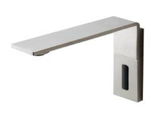 Rubinetterie Treemme 3M Electronic washbasin tap RWIT 2895 IS 02 + RWIT 2895 ZZ 01 Rubinetto Monoforo Elettronico Incasso A Muro Con Fotocellula Standard Acqua Solo Fredda Alimentazione Batteria Per Lavabo 170 mm Stile Moderno Acciaio Inox