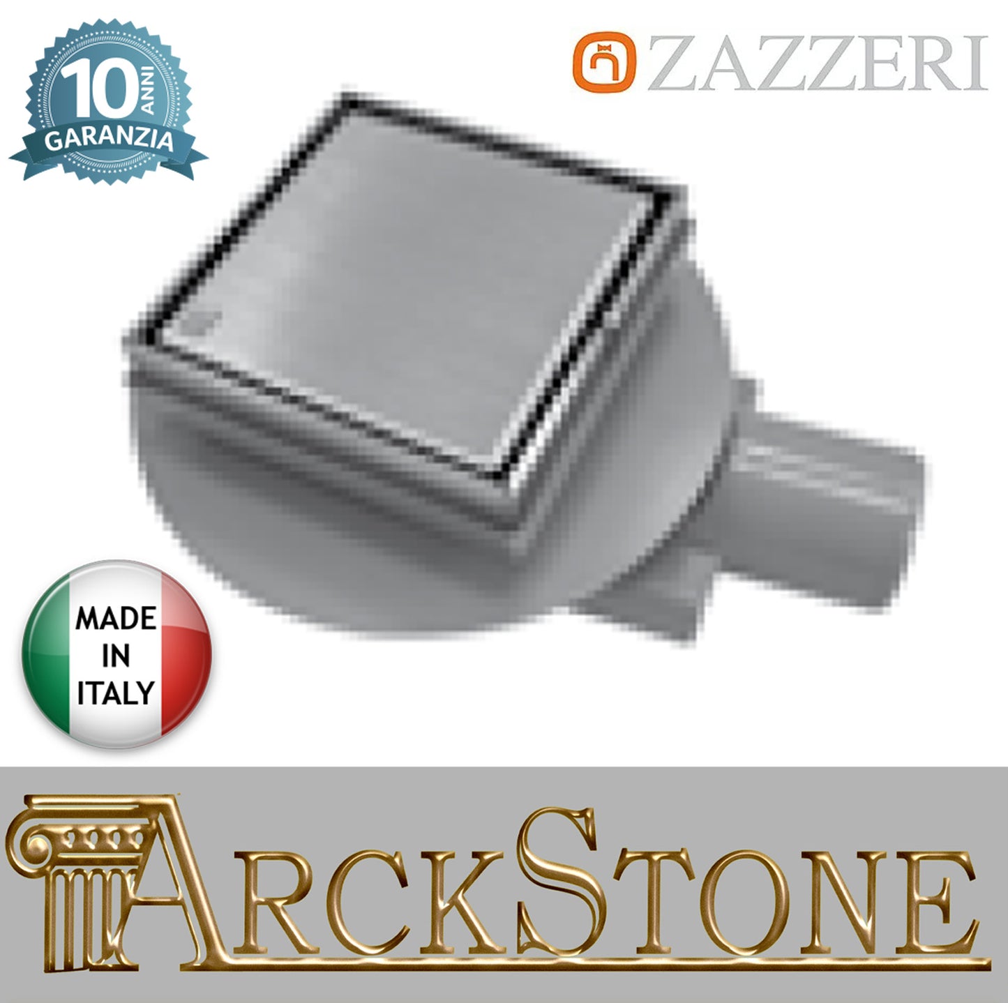 Piletta Di Scarico Per Piatto Doccia Zazzeri Z316 Acciaio Inox 316 Spazzolato