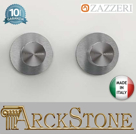 Lavabo Doccia A Incasso 2 Fori Completo Zazzeri Z316 Materiale Acciaio Finitura Acciaio Spazzolato