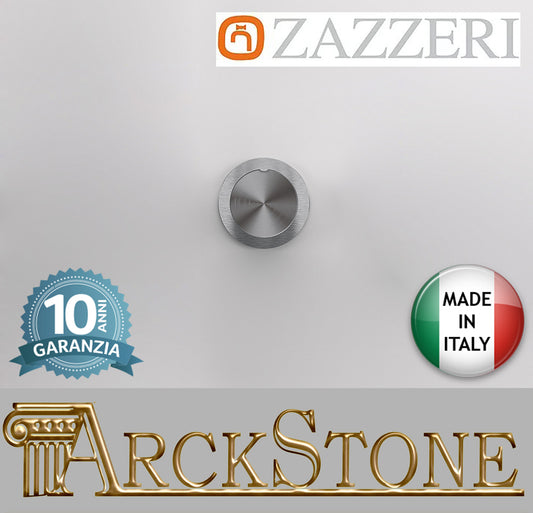 Deviatore Ad Incasso G1/2" A 2 Vie Completo Zazzeri Z316 Materiale Acciaio Finitura Acciaio Spazzolato