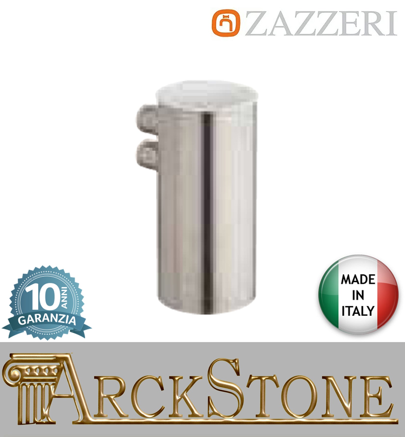 Bicchiere Da Parete Zazzeri INOX ACCESSORI Finitura Acciaio Spazzolato 316