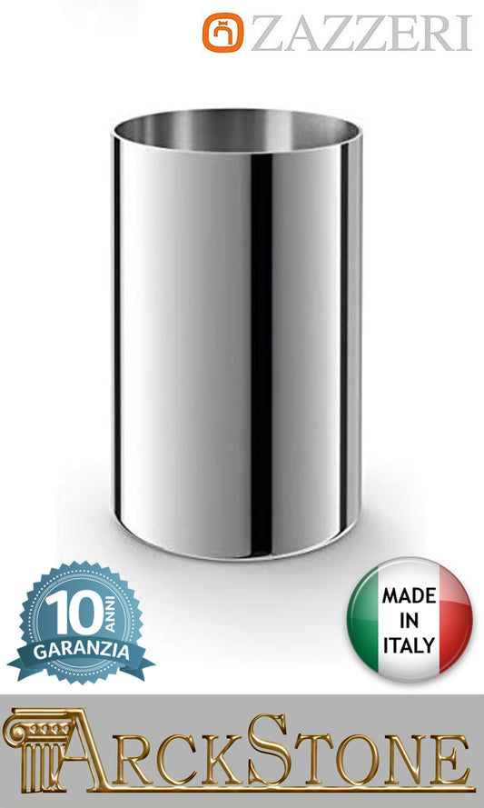 Bicchiere Da Appoggio Zazzeri INOX ACCESSORI Finitura Acciaio Spazzolato 316
