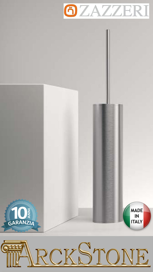 Porta Scopino Ad Appoggio Zazzeri INOX ACCESSORI Finitura Acciaio Spazzolato 304