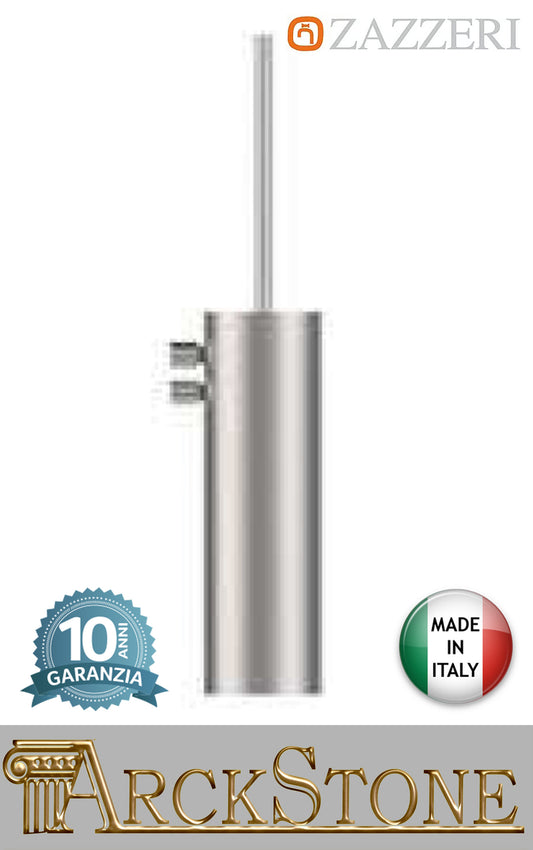 Porta Scopino A Parete Zazzeri INOX ACCESSORI Finitura Acciaio Spazzolato 304