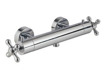 Rubinetterie Treemme 3M ROMANTICA IT 3688 CC PV ZZ Miscelatore Termostatico Esterno Doccia Materiale Ottone Finitura Cromata