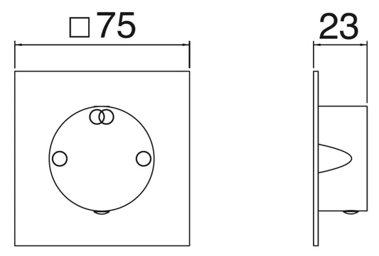 Rubinetterie Treemme 3M 5mm RWIT 75D5 IS 35 + RWIT 7AD5 ZZ 01 Rubinetto D’Arresto Deviatore Incasso 2 Uscite Senza Chiusura Acqua Installazione Parete Monoforo 1 Manopola Materiale Acciaio Finitura Inox Spazzolato Opaco Parte Interna Esterna Incluse