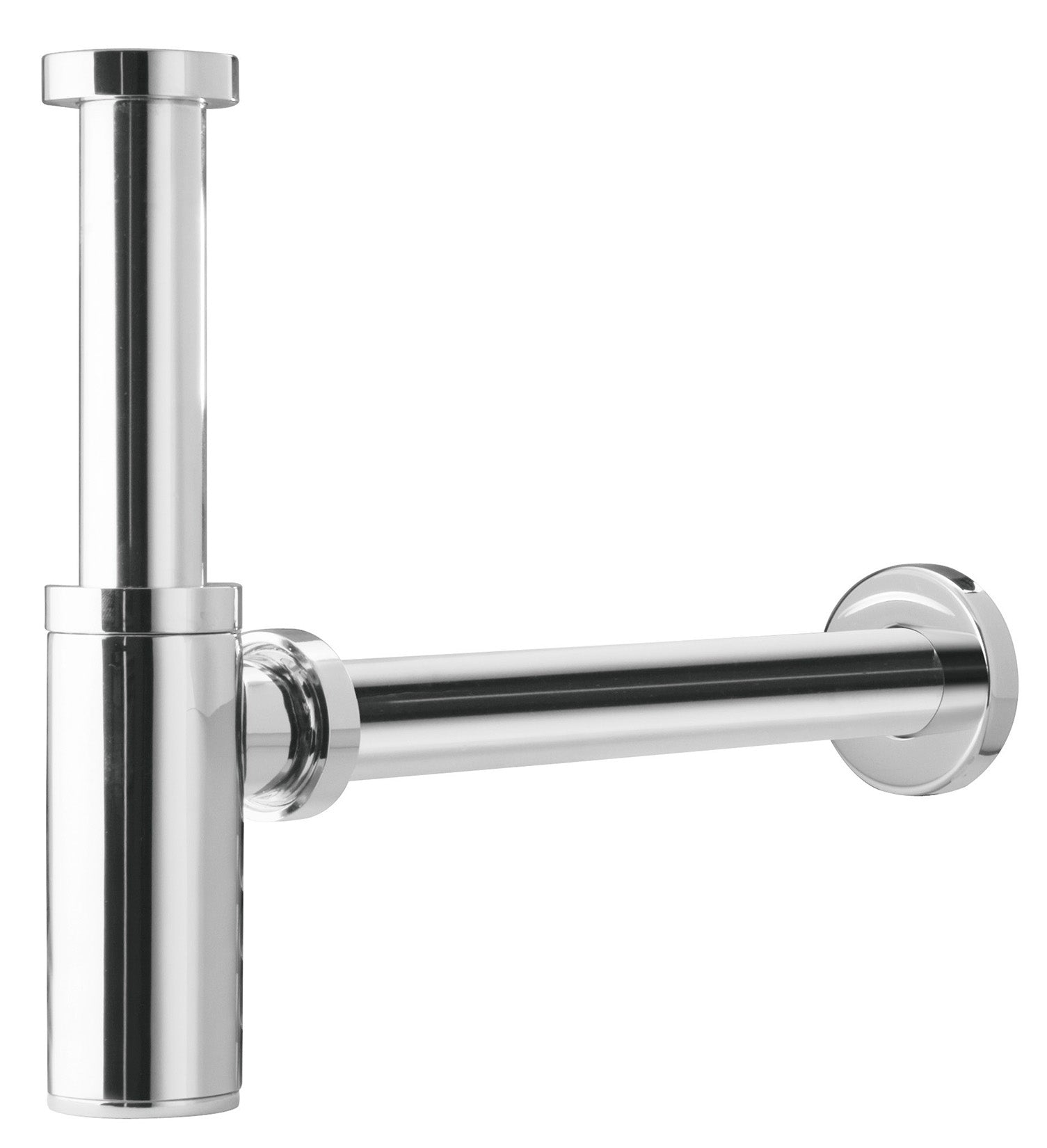 Rubinetterie Treemme 3M Albatros IT 0405 CC ZZ ZZ Sifone A Vista Tondo Materiale Ottone Finitura Cromata
