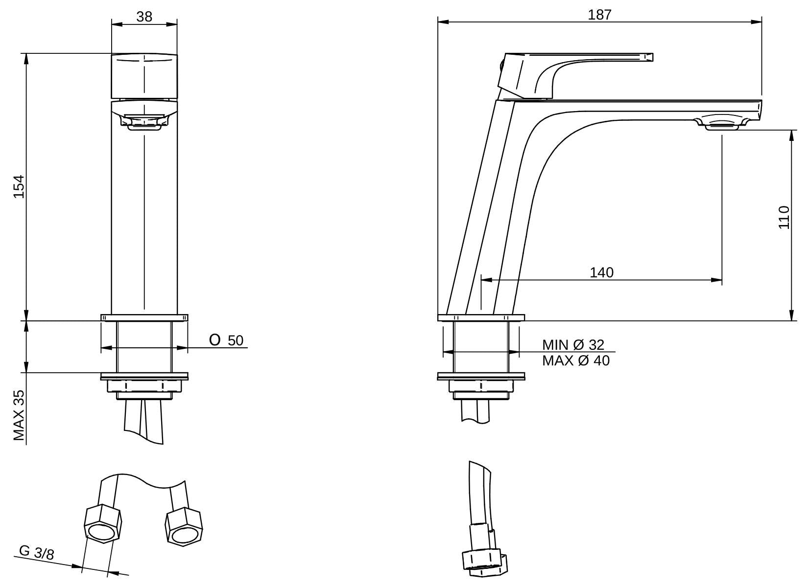 Rubinetterie Treemme 3M Albatros IT 4C11 CC AS ZZ Miscelatore Monocomando Lavabo 110 Da Appoggio Monoforo 1 Manopola Miscelazione Meccanica Stile Moderno Altezza 154 mm Profondità 187 mm Materiale Ottone Finitura Cromata