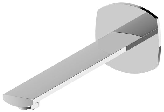 Rubinetterie Treemme 3M Albatros IT 4C61 CC ZZ ZZ Bocca a Muro 226 mm Getto di Erogazione Uscita Acqua Installazione a Parete Materiale Ottone Finitura Cromata Stile Moderno Monoforo Lunghezza 250 mm