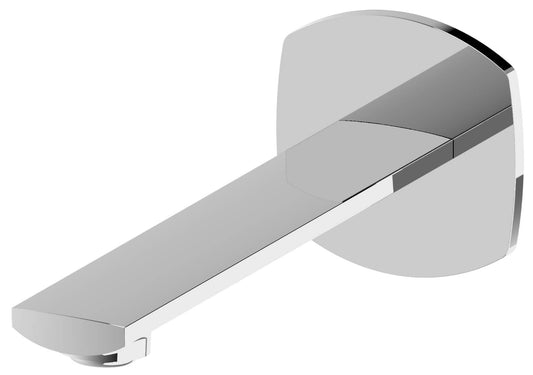 Rubinetterie Treemme 3M Albatros IT 4C63 CC ZZ HF Bocca a Muro per Vasca 176 mm Getto di Erogazione Uscita Acqua Installazione a Parete Materiale Ottone Finitura Cromata Stile Moderno Monoforo Lunghezza 200 mm