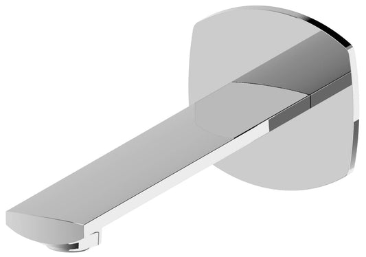 Rubinetterie Treemme 3M Albatros IT 4C63 CC ZZ ZZ Bocca a Muro 176 mm Getto di Erogazione Uscita Acqua Installazione a Parete Materiale Ottone Finitura Cromata Stile Moderno Monoforo Lunghezza 200 mm