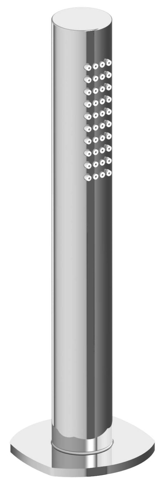 Rubinetterie Treemme 3M Albatros RWIT 4C68 CC 05 Doccetta Estraibile a Mano Bordo Vasca Ad Appoggio Forma Tonda Materiale Metallo Finitura Cromata Flessibile PVC 1,5 Metri Stile Moderno Uscita Acqua Pioggia Portata Acqua 8 Litri Al Minuto