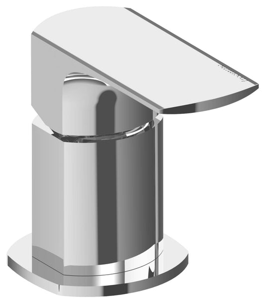 Rubinetterie Treemme 3M Albatros RWIT 4C68 CC 10 Miscelatore Monocomando Remoto Da Piano Per Lavabo Appoggio Forma Tonda Monoforo 1 Leva Stile Moderno Materiale Ottone Finitura Cromata