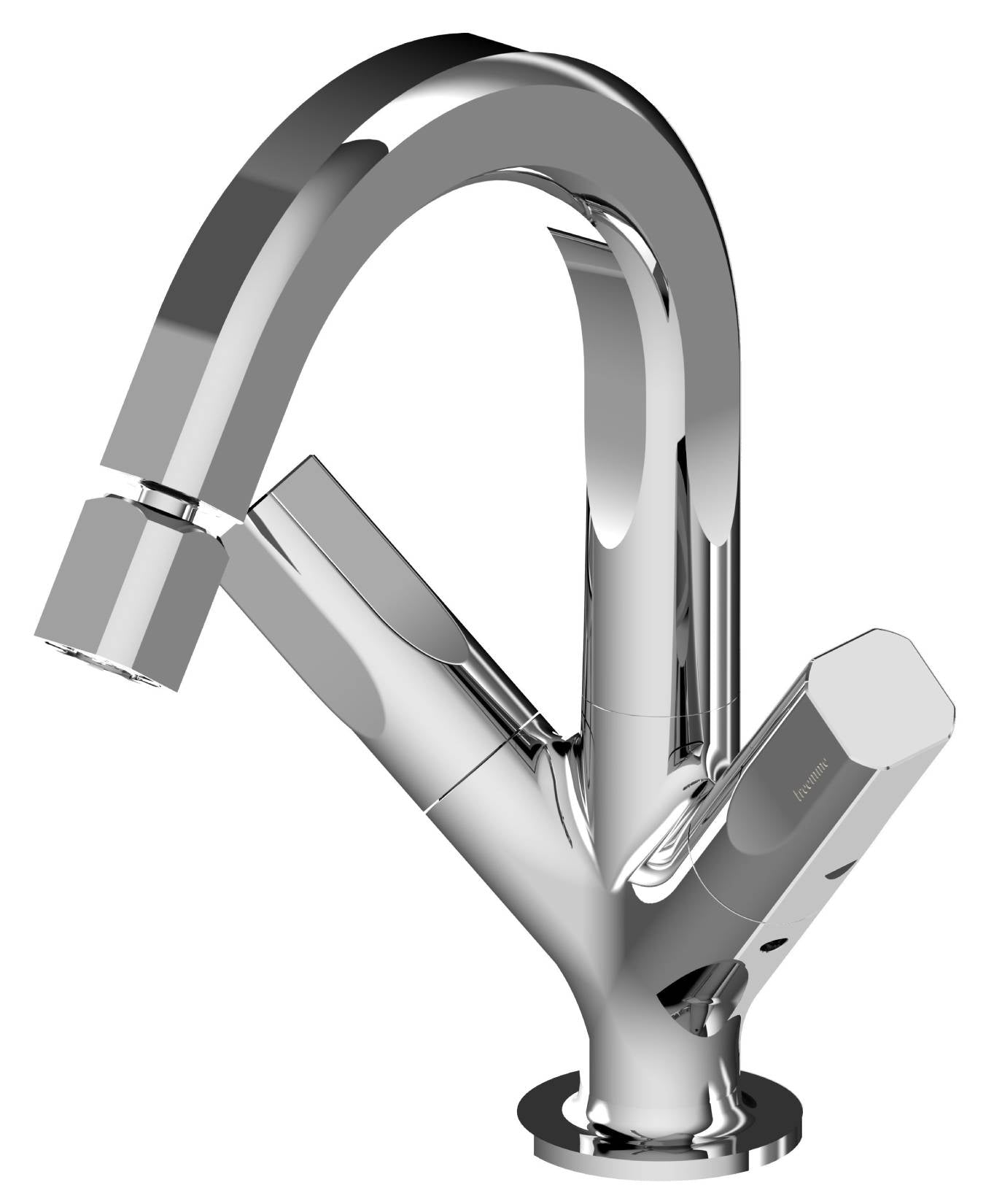 Rubinetterie Treemme 3M Appia IT 3C24 CC AO ZZ Miscelatore Bidet Da Appoggio Monoforo 2 Manopole Miscelazione Meccanica Stile Classico Contemporaneo Altezza 230 mm Profondità 170 mm Materiale Ottone Finitura Cromata