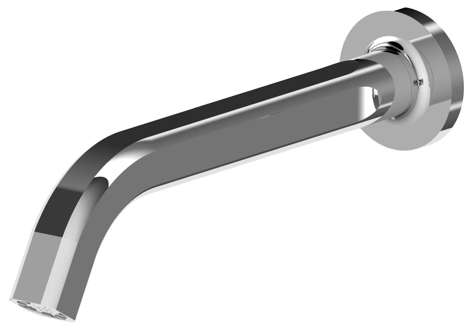 Rubinetterie Treemme 3M Appia IT 3C61 CC ZZ ZZ Bocca a Muro 240 mm Getto di Erogazione Uscita Acqua Installazione a Parete Materiale Ottone Finitura Cromata Stile Classico Contemporaneo Monoforo Lunghezza 250 mm