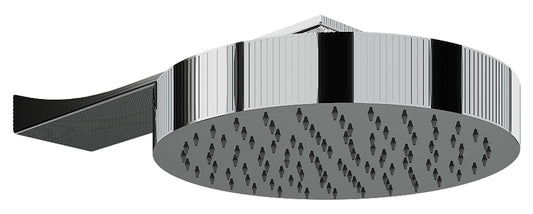 Rubinetterie Treemme 3M Appia IT RTBR 380 CC Soffione Doccia A Parete Anticalcare Tondo Diametro Ø 300 mm In Metallo Cromo Con Braccio Lunghezza 400 mm Getto a Pioggia Stile Classico Contemporaneo Materiale Ottone Finitura Cromato